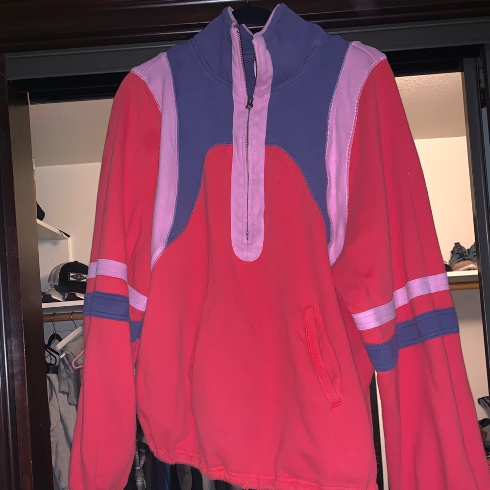 Free people color me rad sweatshirt